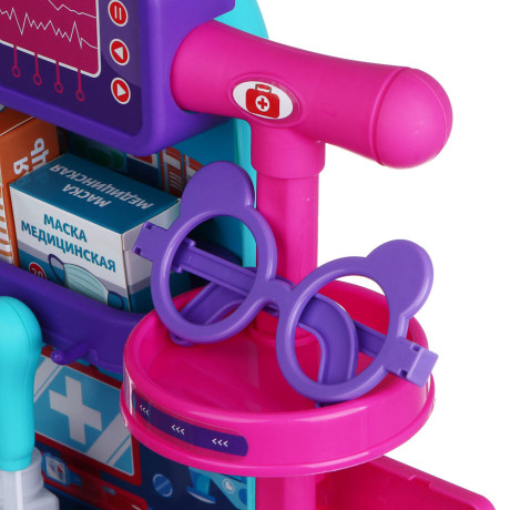 ИГРОЛЕНД Игровой набор доктора в чемодане, PP, картон, 24х13х31 см