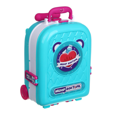 ИГРОЛЕНД Игровой набор доктора в чемодане, PP, картон, 24х13х31 см