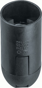 Navigator Патрон E14 пластик. подвесной черный NLH-PL-E14-BL (50!) 61348