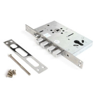 Замок врез Т-5 Apecs (хром) универсал. межосевое- 85мм  \