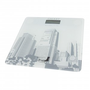 Весы напольные эл. Galaxy GL-4803 (стекло) 180кг дел. 100гр, сенсор, CR2032 в компл.