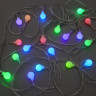 СНОУ БУМ Гирлянда эл. вьюн 9м, 40LED, шар 1,6см, мульти в диоде/RGRB, перелив, ПВХ прозрачный, 220В
