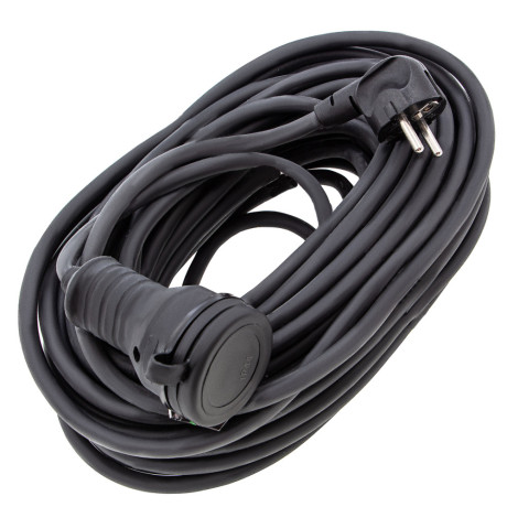 Удлинитель силовой 20 м, 16 А, тип УХз16, КГ 3 x 1.5 мм, 1 розетка, Сибртех