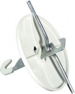 Systeme Electric розетка потолочная с крюком РП-1(собирать строго по 1шт: крюк,стержень,крыш)(180!)