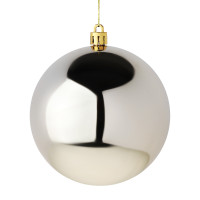 СНОУ БУМ Шар 10см пластик, шампань, 26-241