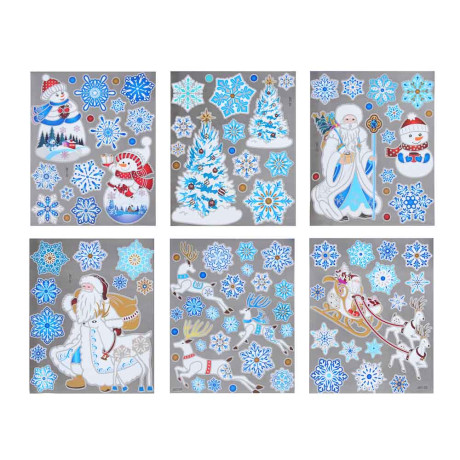 СНОУ БУМ Наклейка 26x37 см, ПВХ