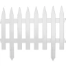 Забор декоративный "Рейка", 28 х 300 см, белый, Palisad