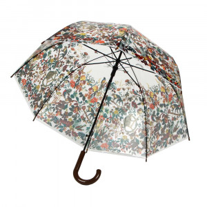 Зонт-трость женский, металл, пластик, ПВХ, 60 см, 8 спиц, 3 дизайна