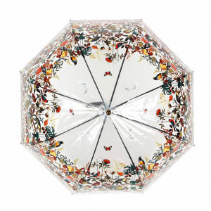 Зонт-трость женский, металл, пластик, ПВХ, 60 см, 8 спиц, 3 дизайна
