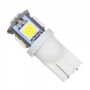NG Лампа светодиодная T10, 1,5W (5SMD-5050),12В,белый, 2 шт., блистер