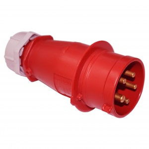 Bylectrica силовая вилка CEE 025 переносная 3P+N+PE 32А 380В IP44, ВП32-902