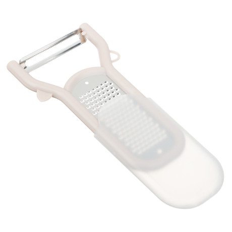 SATOSHI Пиллер для чистки овощей с теркой, горизонтальное лезвие, нерж.сталь