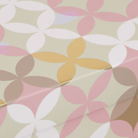 Коробка складная 27x20,5x6,8см, бумага, 4 дизайна