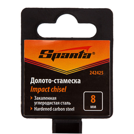 Долото-стамеска 8 мм, деревянная рукоятка Sparta