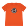 Футболка с принтом ЕРМАК, х/б, цвет черный, оранжевый, размер L 48-50р-р (мерч)