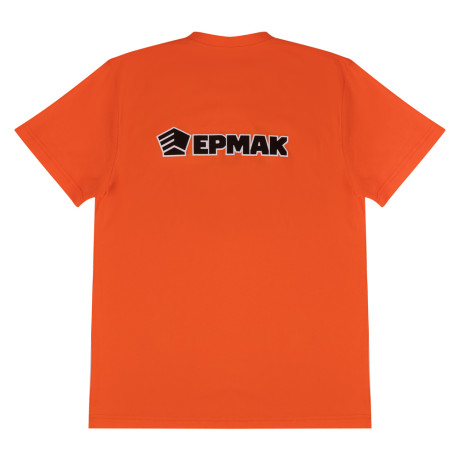 Футболка с принтом ЕРМАК, х/б, цвет черный, оранжевый, размер L 48-50р-р (мерч)