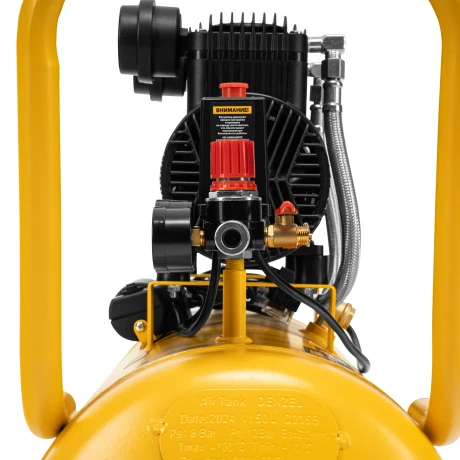 Компрессор безмасл. малошумный DLP-1500/50, 1,5 кВт,50 л, 2850 об/мин, 250 л/мин Denzel