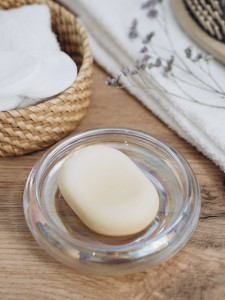 Мыльница ВаннДерГласс, стекло, цвет "мыльный пузырь" 60694 Master House