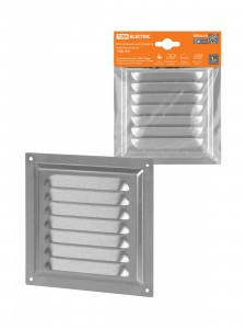 TDM  вент. решетка металл. 150х150мм с оцинкованным покрытием SQ1807-0712 