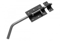 Засов Домарт гаражный ЗГ-300 черный d-13мм10)