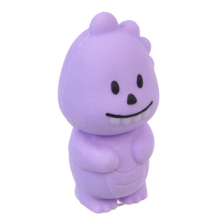 Ластик фигурный, со встроенной точилкой, в форме дракончика, ТПР, металл, 3 цвета