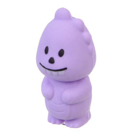 Ластик фигурный, со встроенной точилкой, в форме дракончика, ТПР, металл, 3 цвета