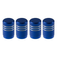 ЕРМАК Набор заглушек ниппеля 4шт. алюминиевый, универсальный, синий