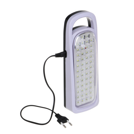 ЕРМАК Фонарь рабочий, аккумуляторный, 500мАч, зарядка от сети 220-240 В, 2 режима, 245х86х47 мм