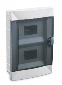 Makel бокс (корпус) пластик ЩРВ-П-16 мод. 2 ряда, встраиваемый 28001426