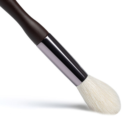 ЮНИLOOK Кисть для хайлайтера, натуральный ворс, металл, дерево, 17,5см