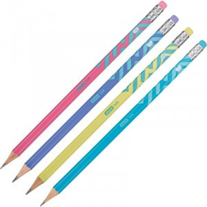 Карандаш чернографитный Attache Soft HB, ласт, шестигр, дерево, в асс Арт.1706376