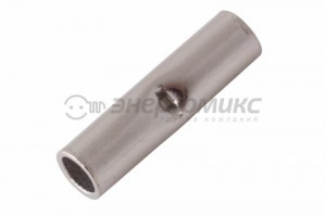 REXANT гильза соединительная ГМЛ 2,5 (1,5-2,5мм2) L-15мм, медная луж. (уп.100, цена за шт) 08-0722