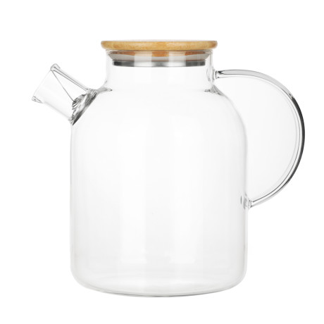 Чайник заварочный тм VETTA Эко, стекло, бамбуковая крышка, 1800мл