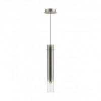 ODEON LIGHT 5061/5LA PENDANT ODL24 317 серебр./дымчатый/мет/стекло Подвес LED 4W 3000K SHINY 92
