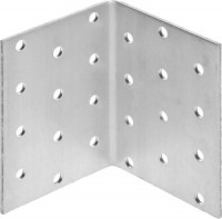 Крепежный угол ЗУБР &quot;МАСТЕР&quot; равносторонний, 80х60х60мм, 1шт