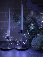 Гирлянда-нить (бат) Роса ULD-S1000-100/SCB/3AA 100LED белый 10м (3xAA) медн.провод IP20 Uniel