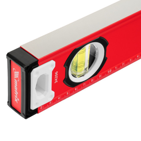 Уровень алюминиевый, фрезерованный, 3 глазка, рукоятки, 2000 мм Matrix