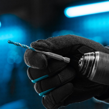 Набор сверл универсальных, Multipurpose PRO, 6-гр. хвостовик, 4-10мм, 5шт Gross