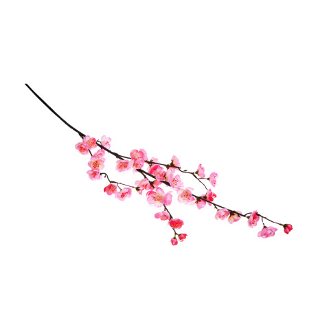 LADECOR Цветок искусственный ветка сакуры, 105 см, ткань, пластик, железная проволока, 2 цвета