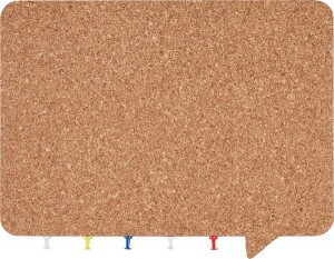 Доска пробковая магнитная фигурная Чат 875508