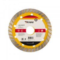 Диск алмазный отрезной Turbo 115x22.2x2.4x10 мм KRANZ (цена за шт) KR-90-0120