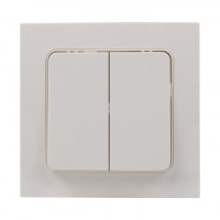 EKF Стокгольм выкл. СУ 2 кл. 10А белый автоклеммы (корпус PC) EXV10-023-10