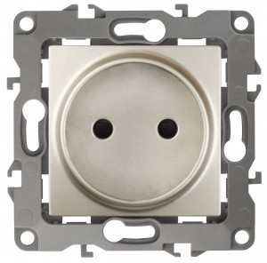 ЭРА 12 мех. роз. СУ 1 мест. 16А шампань, автоклеммы 12-2105-04 6493