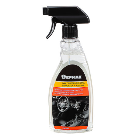 ЕРМАК Очиститель винила, пластика и резины (триггер), 500 мл