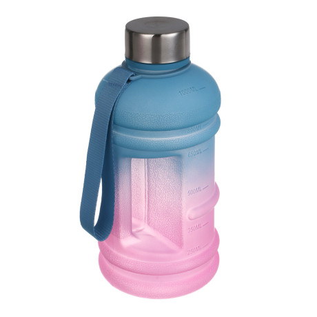 Бутылка спортивная тм BY SPORT, 1000мл, 21х10см, пластик PETG, градиент