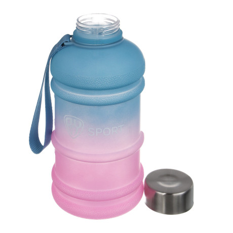 Бутылка спортивная тм BY SPORT, 1000мл, 21х10см, пластик PETG, градиент