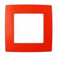 ЭРА 12 рамка СУ 1 мест. красный, 12-5001-23 4993