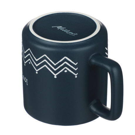 Кружка тм MILLIMI Графика, 350мл, фарфор, 3 дизайна