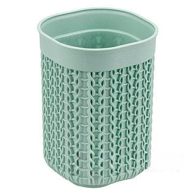 Стакан для щеток Вязание фисташк. М2237 х16