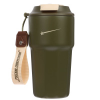 Термос-кружка тм BY Русские супергерои 420мл, нержавеющая сталь 18/10